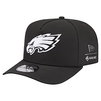 Men's New Era  Black Philadelphia Eagles Gore-Tex A-Frame 9FIFTY Adjustable Hat