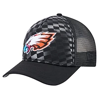 Casquette ajustable 9FORTY noire dégradée Philadelphia Eagles New Era pour homme