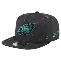 Casquette snapback noire New Era Philadelphia Eagles pour homme