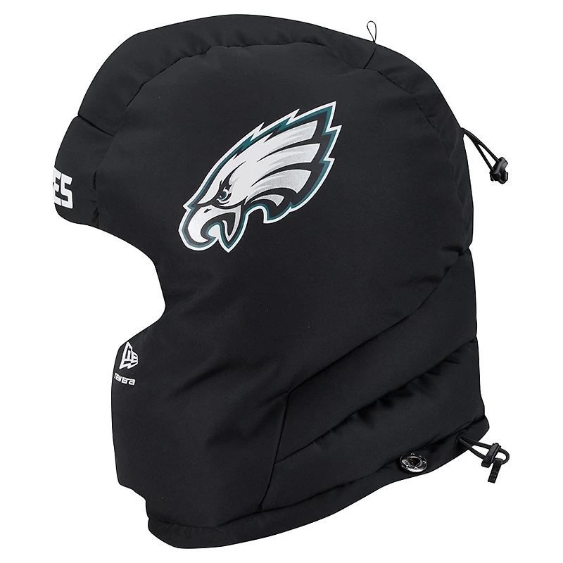 Cagoule matelassée noire New Era Philadelphia Eagles pour homme