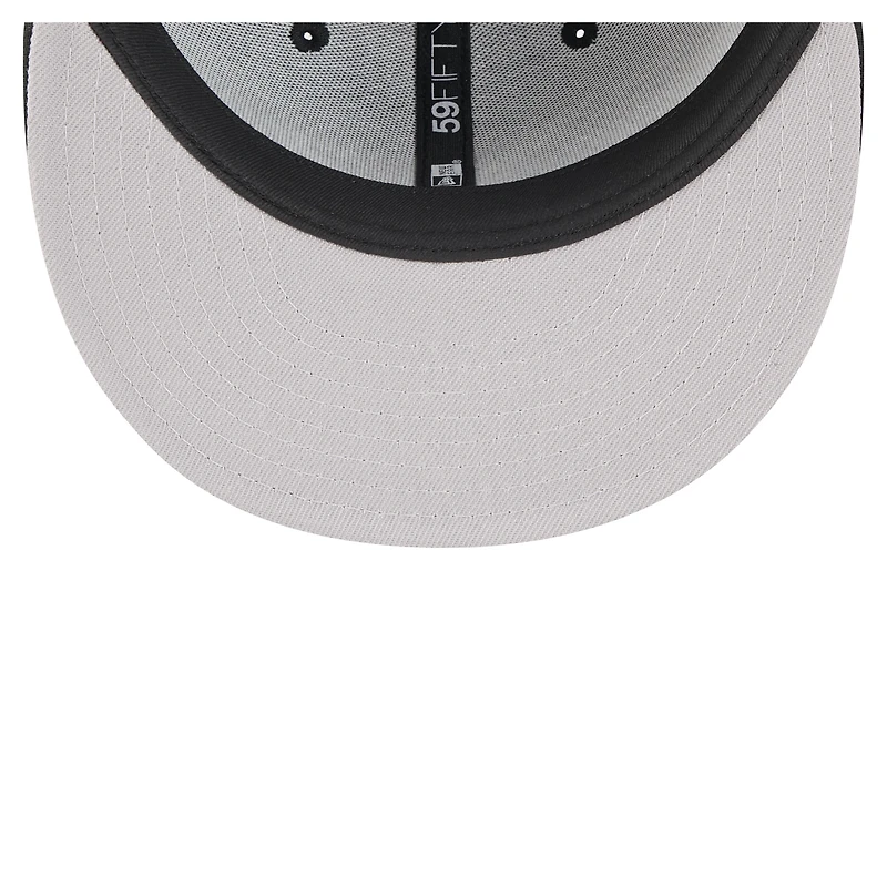 Casquette ajustée 59FIFTY noire New Era pour homme, Philadelphia Eagles, Super Bowl LIX Champions, écusson latéral historique
