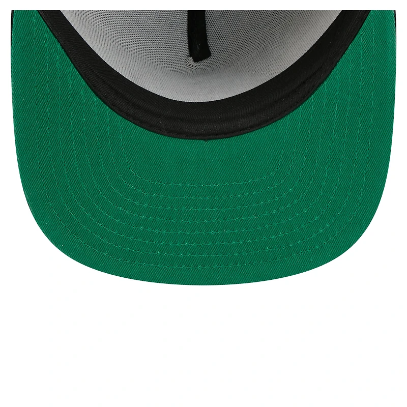 Men's New Era Black Philadelphia Eagles Super Bowl Ring 9FIFTY A-Frame Adjustable Hat