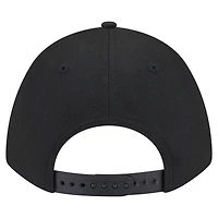 Casquette ajustable New Era noire 9FORTY M-Crown A-Frame pour homme, collection Team Eagles
