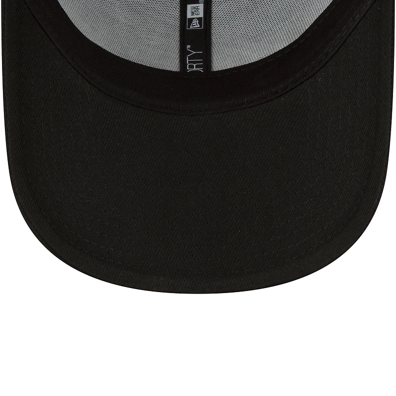 Casquette réglable noire Philadelphia Eagles The League 9FORTY New Era pour hommes