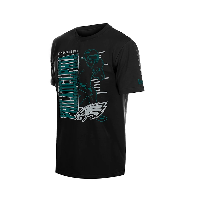 Men's New Era Black Philadelphia Eagles Training Camp T-Shirt