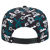 Casquette de golf à visière rabattable Wakey Wakey Philadelphia Eagles New Era noire pour homme