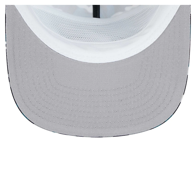 Casquette de golf à visière rabattable Wakey Wakey Philadelphia Eagles New Era noire pour homme
