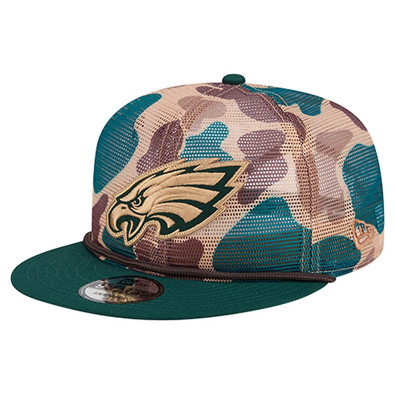 Men's New Era Camo Philadelphia Eagles Duck Camo 9FIFTY Snapback Hat