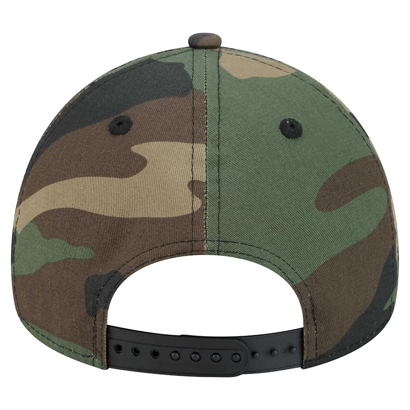 Casquette ajustable New Era Camo Philadelphia Eagles Mystic Camo A-Frame 9FORTY pour homme
