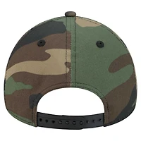 Casquette ajustable New Era Camo Philadelphia Eagles Mystic Camo A-Frame 9FORTY pour homme