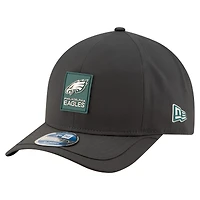Men's New Era Charcoal Philadelphia Eagles 2025 Sideline Cold Weather 9FORTY M-Crown Adjustable Hat