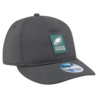 Men's New Era Charcoal Philadelphia Eagles 2025 Sideline Cold Weather Retro Crown 59FIFTY Fitted Hat