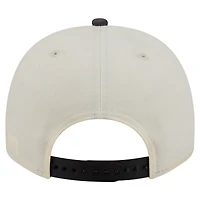 Casquette snapback New Era 9FIFTY pour homme, crème/noir, Philadelphia Eagles, modèle A-Frame délavé