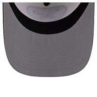 Men's New Era  Cream/Black Philadelphia Eagles Washed A-Frame 9FIFTY Snapback Hat
