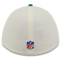 Casquette New Era Flex crème/vert Kelly Philadelphia Eagles 2026 NFL Training Camp 39THIRTY pour homme