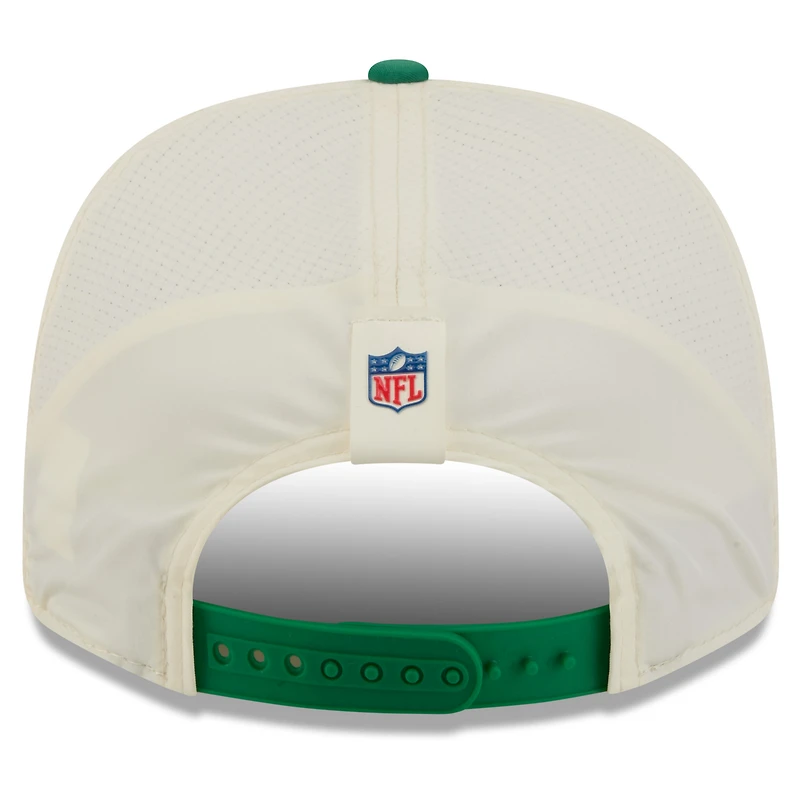 Men's New Era  Cream/Kelly Green Philadelphia Eagles 2026 NFL Training Camp 9SEVENTY Adjustable Hat