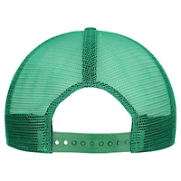 Men's New Era Cream/Kelly Green Philadelphia Eagles Throwback Cutout A-Frame 9FIFTY Snapback Hat