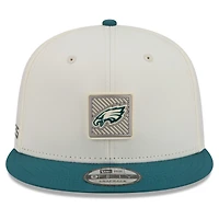 Men's New Era  Cream/Midnight Green Philadelphia Eagles 2026 NFL Training Camp 9FIFTY Snapback Hat