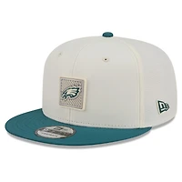 Men's New Era  Cream/Midnight Green Philadelphia Eagles 2026 NFL Training Camp 9FIFTY Snapback Hat