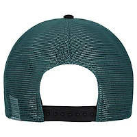 Men's New Era  Cream/Midnight Green Philadelphia Eagles Banner A-Frame 9FIFTY Snapback Hat
