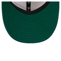 Casquette ajustée 59FIFTY à fleurs ton sur des Eagles de Philadelphie New Era pour homme, crème/vert nuit