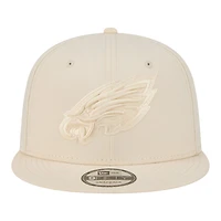 Men's New Era  Cream Philadelphia Eagles Colorpack 9FIFTY Snapback Hat