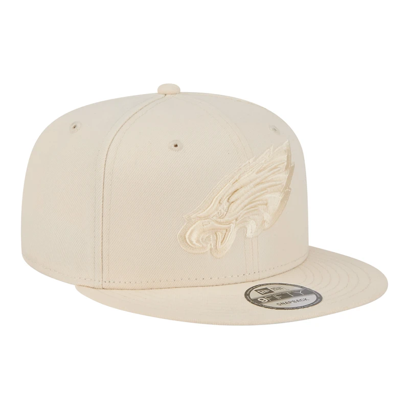 Men's New Era Cream Philadelphia Eagles Colorpack 9FIFTY Snapback Hat