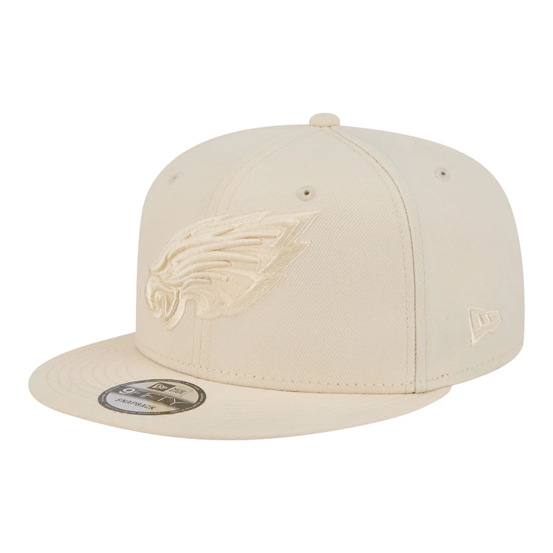 Men's New Era Cream Philadelphia Eagles Colorpack 9FIFTY Snapback Hat