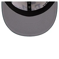 Men's New Era Cream Philadelphia Eagles Oversized Slogan 9FIFTY Snapback Hat