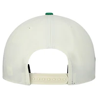 Men's New Era  Cream Philadelphia Eagles Upside Down 9FIFTY A-Frame Snapback Hat