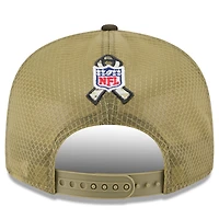 Men's New Era  Dark Green Philadelphia Eagles 2025 Salute to Service Split Panel 9FIFTY Snapback Hat