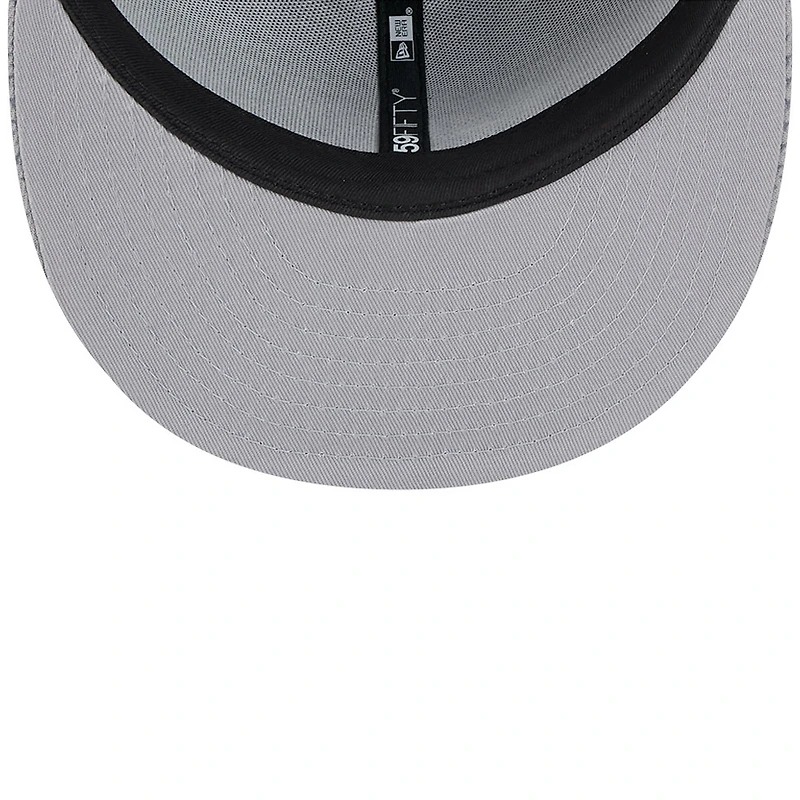 Casquette ajustée 59FIFTY New Era pour hommes des Philadelphia Eagles 2024 Sideline, grise