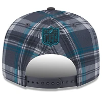 Men's New Era Gray Philadelphia Eagles 2024 Sideline Statement 9FIFTY Snapback Hat