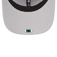 Casquette camionneur ajustable 9SEVENTY grise New Era pour homme, Philadelphia Eagles 2025 Sideline