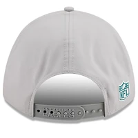 Casquette ajustable 9FORTY Sideline 2025 grise New Era pour homme des Philadelphia Eagles
