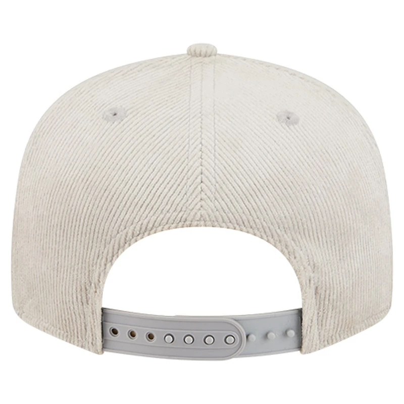 Men's New Era Gray Philadelphia Eagles Cord Rope Corduroy 9FIFTY Snapback Hat