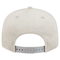 Men's New Era Gray Philadelphia Eagles Cord Rope Corduroy 9FIFTY Snapback Hat