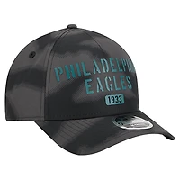 Casquette New Era grise Philadelphia Eagles Halftone Camo 9FORTY pour homme