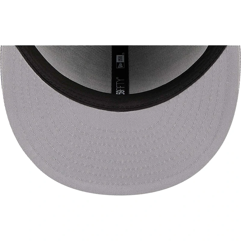 Men's New Era Gray Philadelphia Eagles Omaha 59FIFTY Fitted Hat