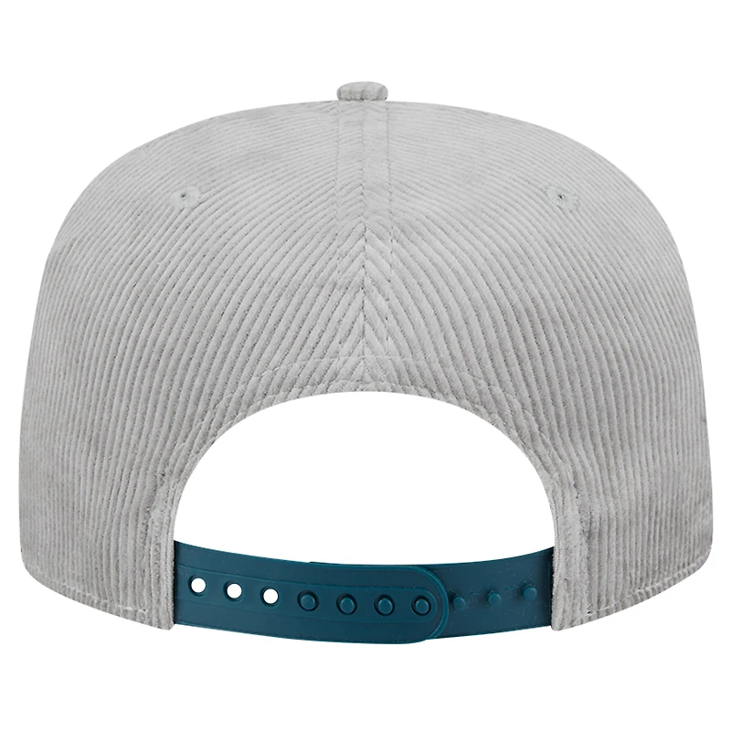 Casquette de golf snapback Philadelphia Eagles grise New Era pour homme