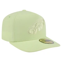 Men's New Era Green Philadelphia Eagles Color Pack A-Frame 59FIFTY Fitted Hat