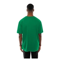 T-shirt d'entraînement authentique New Era vert Philadelphia Eagles Combine pour homme