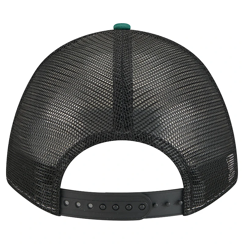 Casquette ajustable A-Frame 9FORTY verte New Era pour homme des Philadelphia Eagles