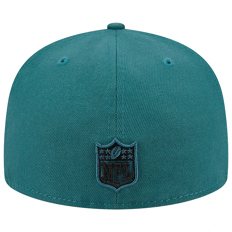 Casquette ajustée Main 59FIFTY des Philadelphia Eagles de New Era pour homme, verte
