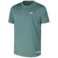 Men's New Era Heather Midnight Green Philadelphia Eagles 2024 NFL Training Camp T-Shirt