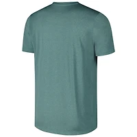 Men's New Era Heather Midnight Green Philadelphia Eagles 2024 NFL Training Camp T-Shirt