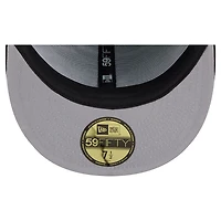 Casquette ajustée New Era 59FIFTY Break vert/noir pour homme des Philadelphia Eagles