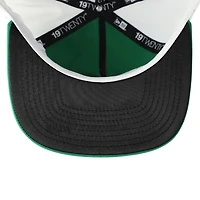 Men's New Era Kelly Green/White Philadelphia Eagles Patch 19TWENTY Adjustable Hat