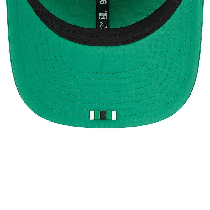 Casquette ajustable New Era 9SEVENTY Trucker vert Kelly pour homme, Philadelphia Eagles 2025 Sideline Throwback