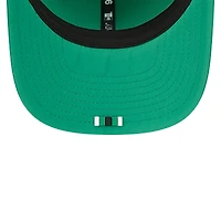 Casquette ajustable New Era 9SEVENTY Trucker vert Kelly pour homme, Philadelphia Eagles 2025 Sideline Throwback